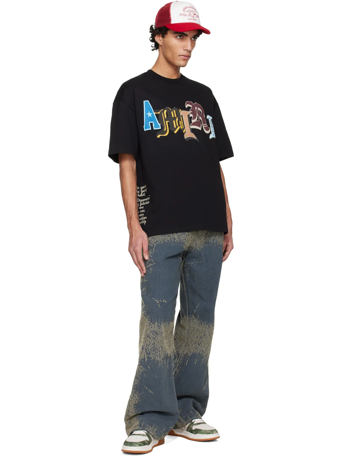 AMIRI Varsity Patch オーバーサイズ Tシャツ - 画像4