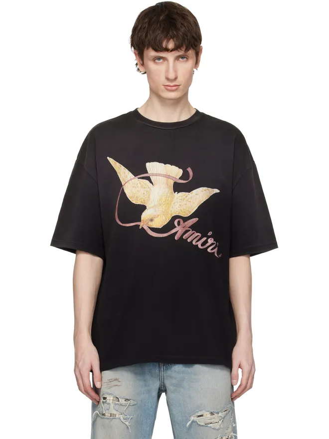 AMIRI AMIRI 'Amiri Ribbon' オーバーサイズ Tシャツの商品画像