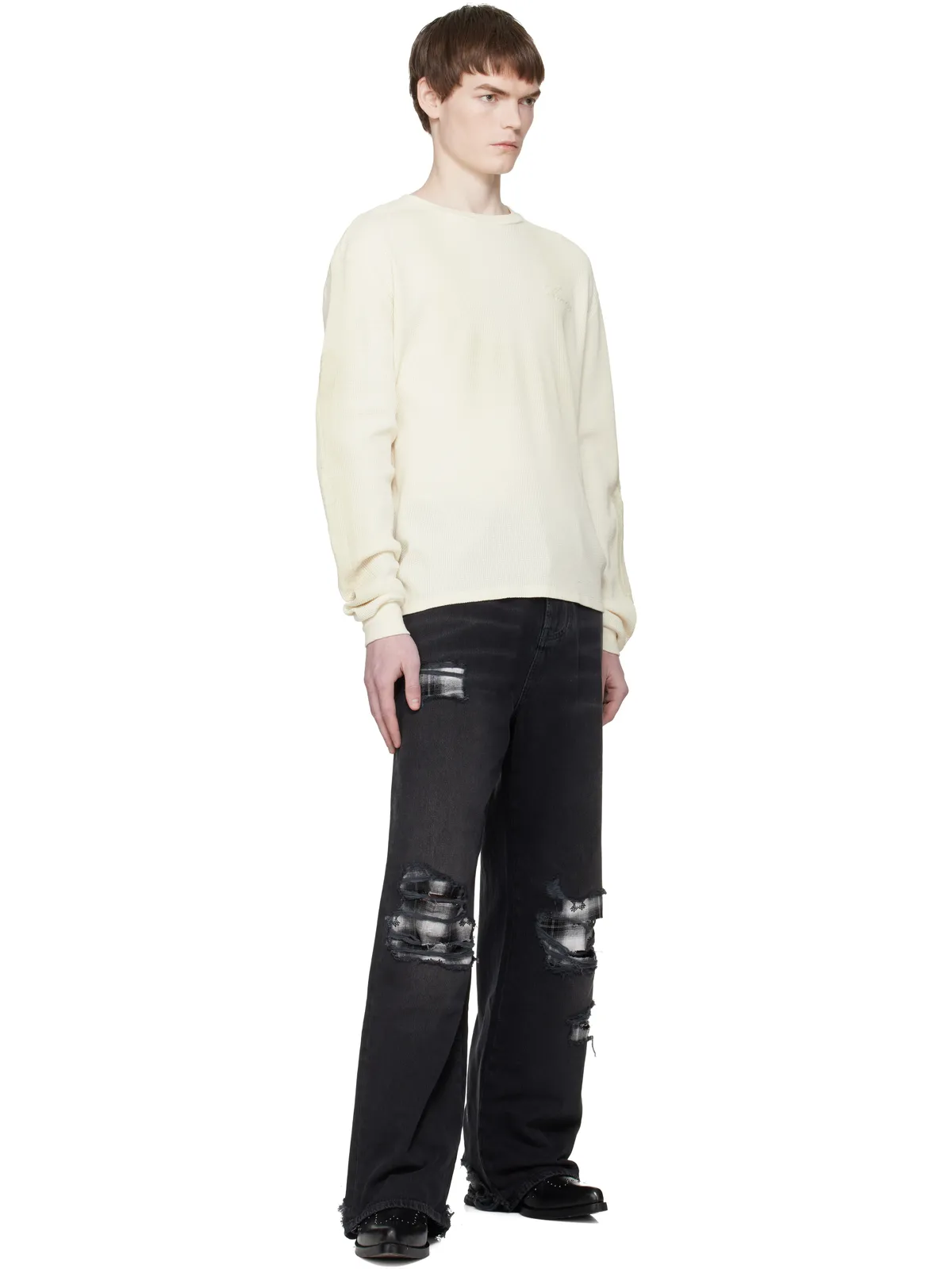 AMIRI Bones 長袖Tシャツ - 画像4