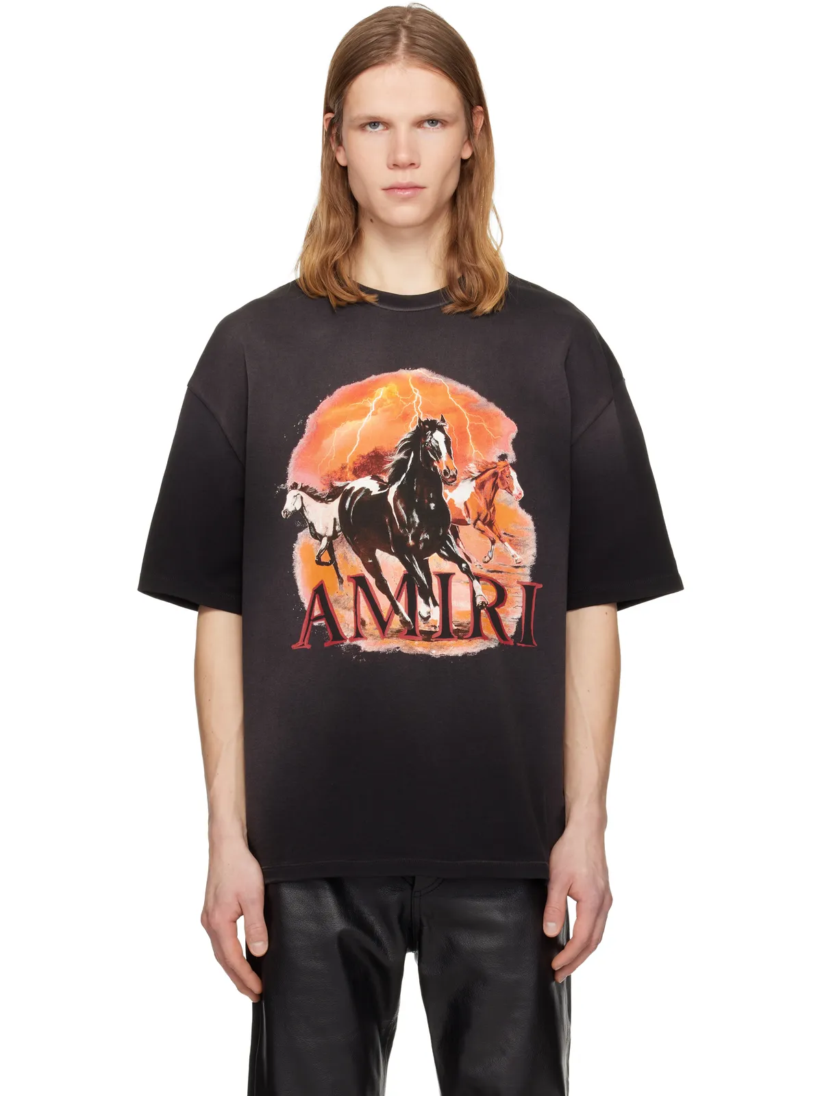 AMIRI Plains オーバーサイズ Tシャツ - 画像1