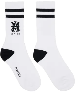 AMIRI 'MA' Core Logo ソックス - サムネイル1