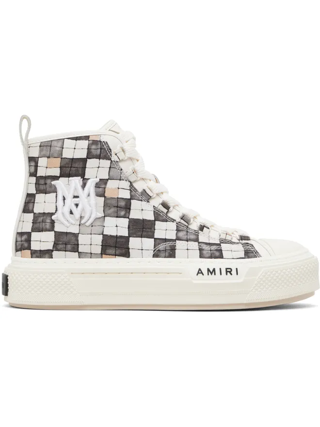 AMIRI AMIRI Checkered Court ハイカットスニーカーの商品画像