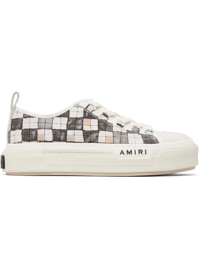 AMIRI AMIRI Checkered Court ローカットスニーカーの商品画像
