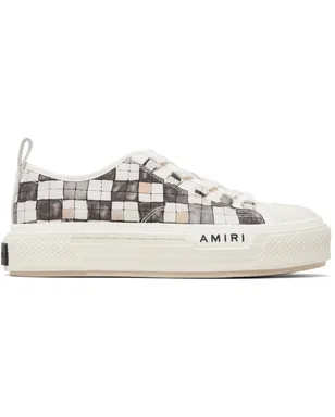AMIRI Checkered Court ローカットスニーカー - サムネイル1