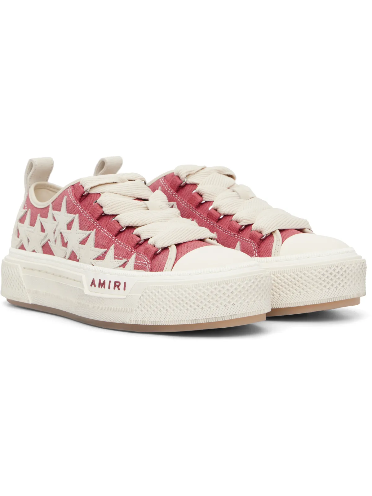 AMIRI Distressed Stars Court Low スニーカー - 画像4