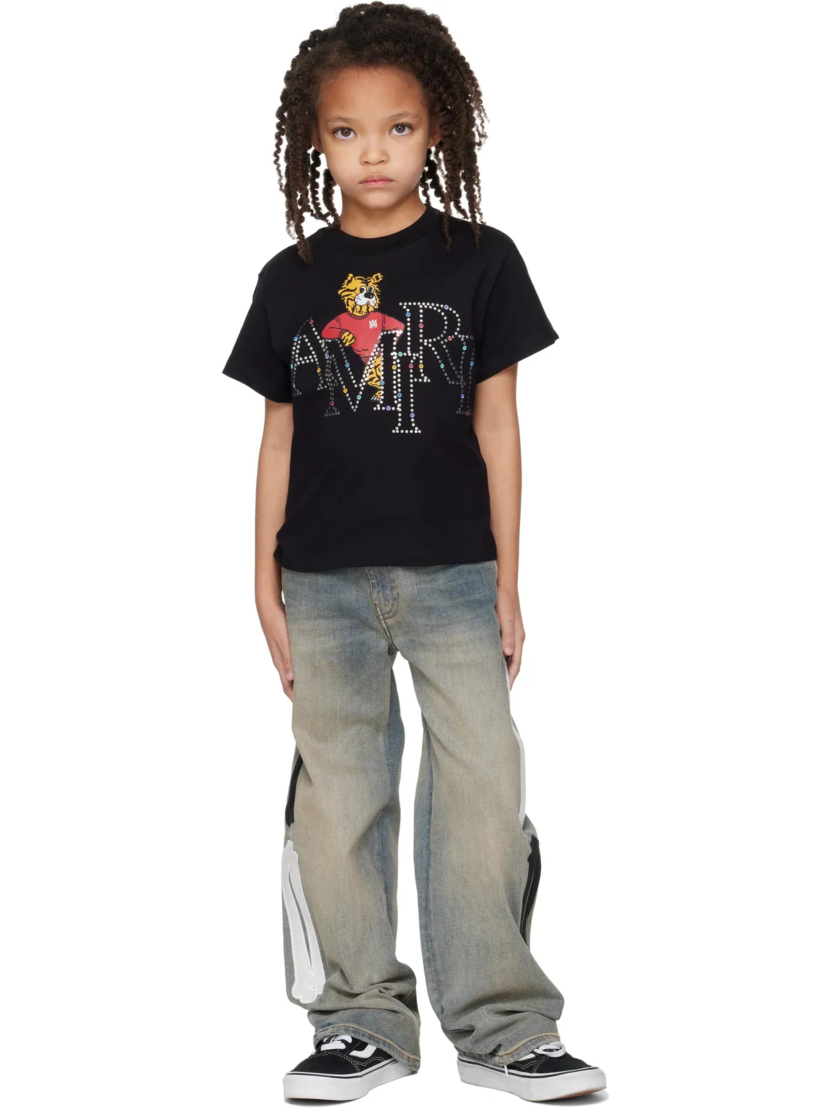 AMIRI キッズ｜ 'AMIRI' Staggered Tiger Tシャツ - 画像4