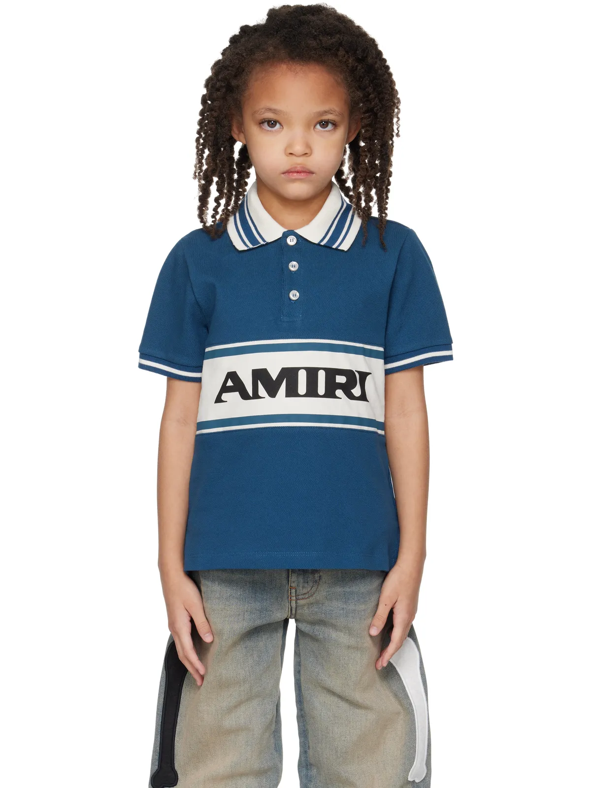 AMIRI キッズ｜ 'AMIRI' Sport ポロシャツ - 画像1