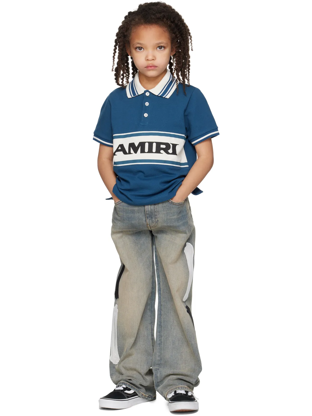 AMIRI キッズ｜ 'AMIRI' Sport ポロシャツ - 画像4