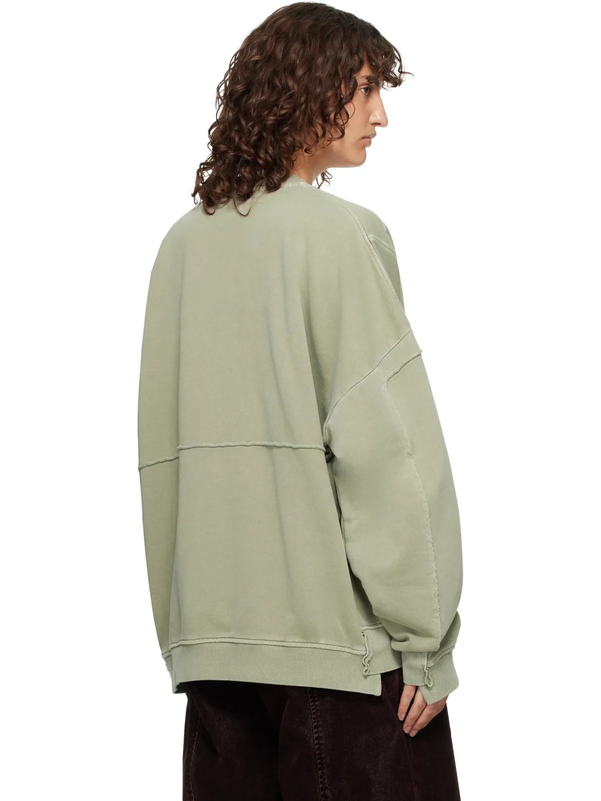 Martine Rose Crew ジップアップ スウェットシャツ - 画像3