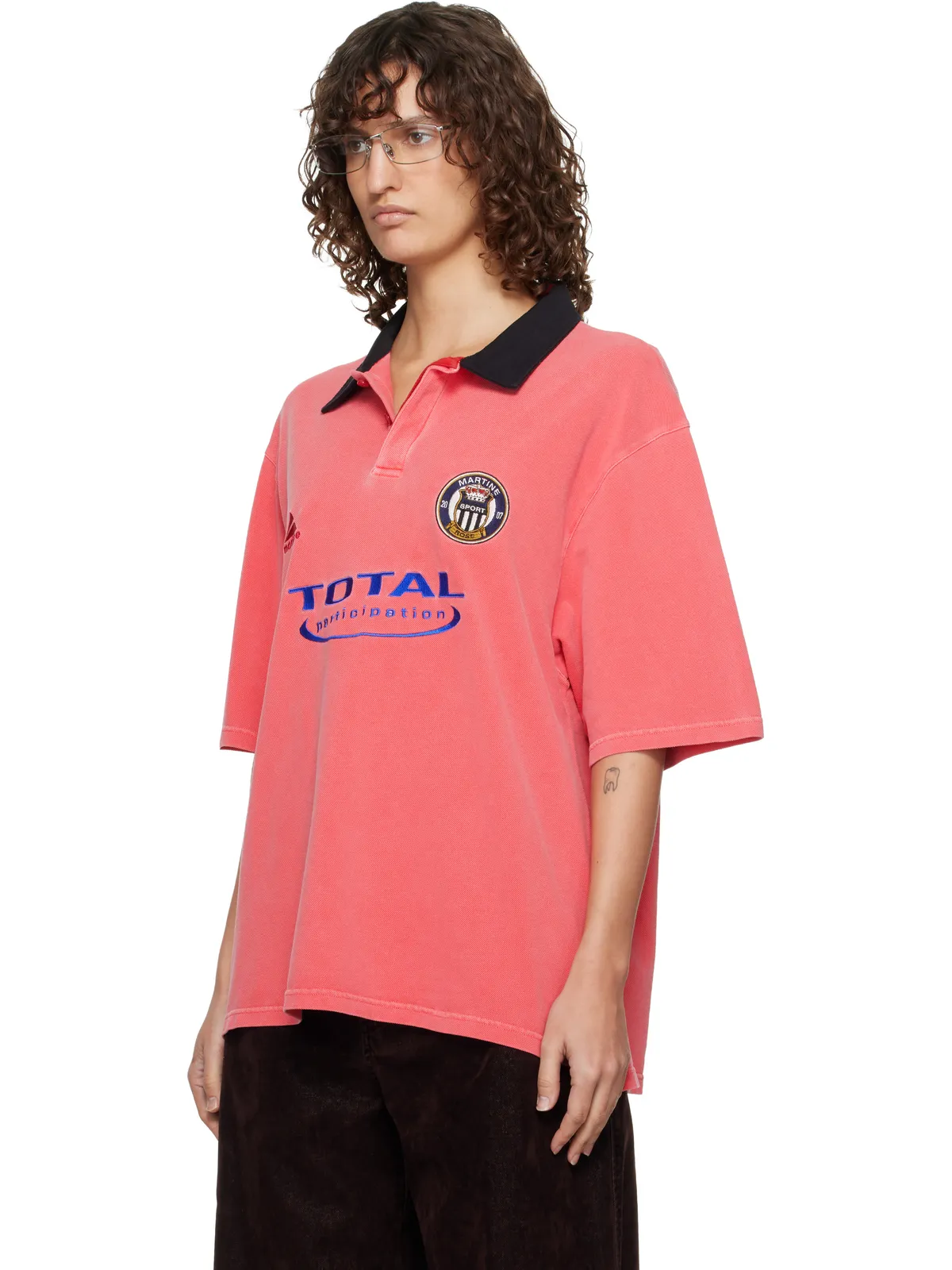 Martine Rose S/S 'Total' Sports オーバーサイズ ポロシャツ - 画像4