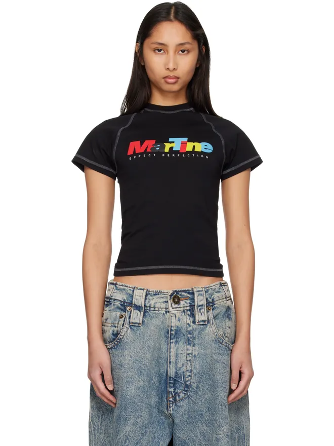 Martine Rose Martine Rose ラグラン シュランケン Tシャツの商品画像