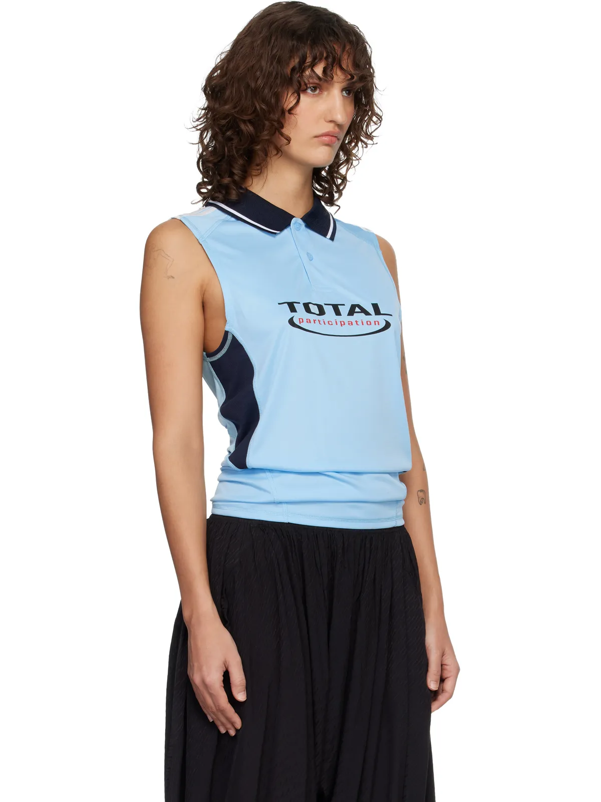 Martine Rose Shrunken Stretch Football ベスト トップス - 画像2