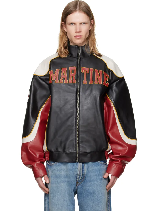 Martine Rose Martine Rose 'Special' Superbowl レザージャケットの商品画像