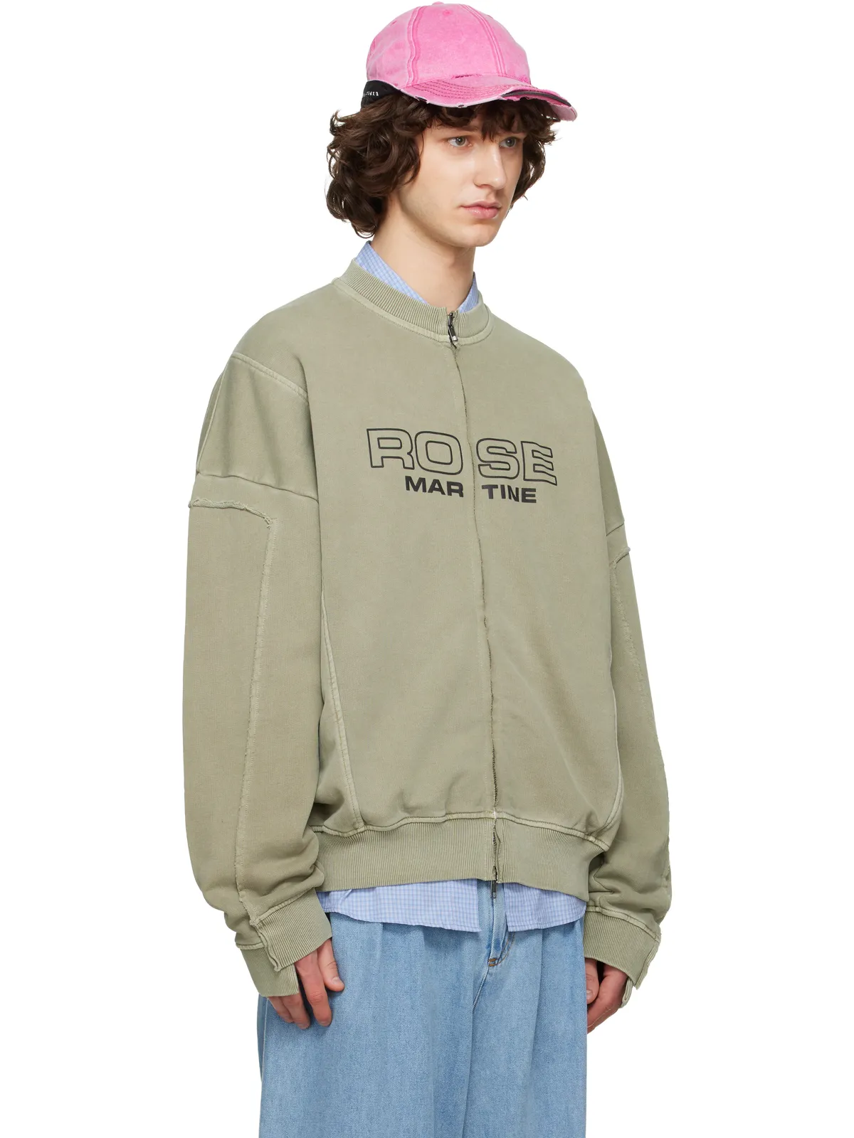 Martine Rose Crew ジップアップ スウェットシャツ - 画像2
