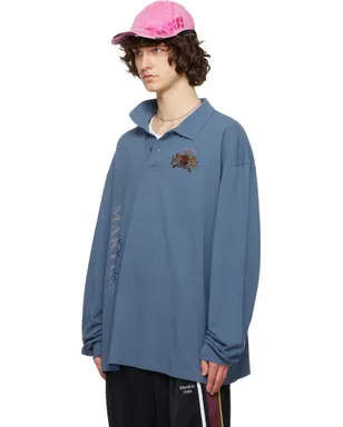Martine Rose L/S ポロシャツ - サムネイル4