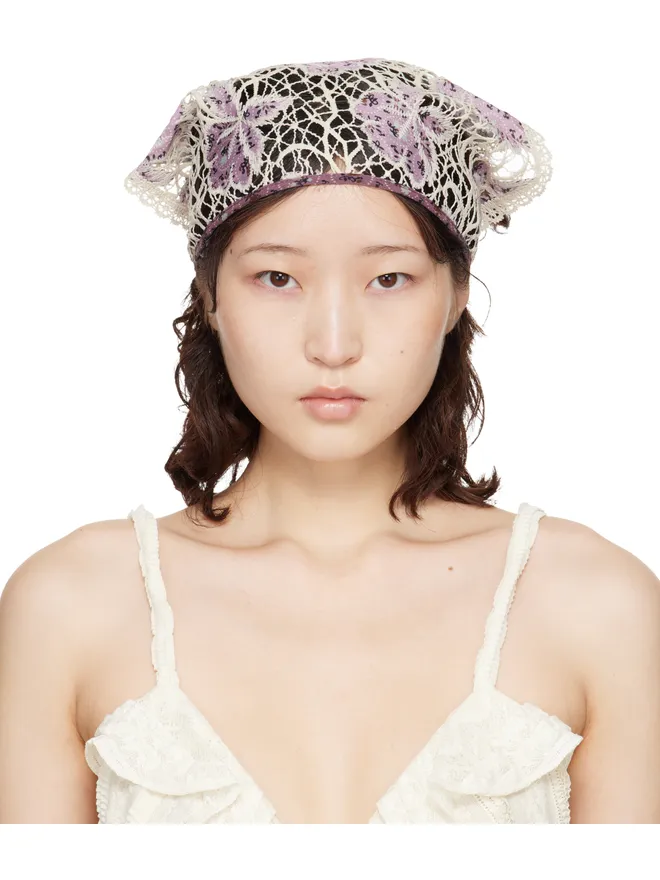 Anna Sui Anna Sui Medallion Floral Lace ヘッドスカーフの商品画像
