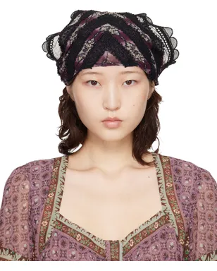 Anna Sui Cameo Stripe Print ヘッドスカーフ - サムネイル1