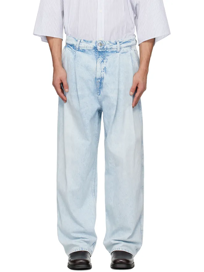 Hed Mayner Hed Mayner Light Wash タック ジーンズの商品画像
