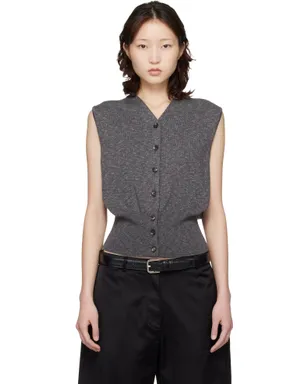 CORDERA Flecked Cotton ベスト - サムネイル1
