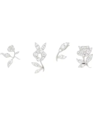 Shushu/Tong YVMINエディション Zircon Floral Gemstone ピアスセット - サムネイル1