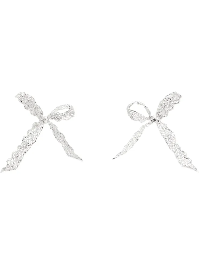 Shushu/Tong Shushu/Tong Lace Bowknot ピアスの商品画像