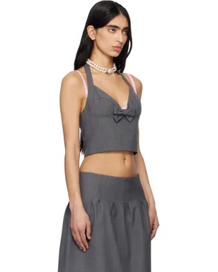 Shushu/Tong Halter Bow Tie Cami トップス - サムネイル2