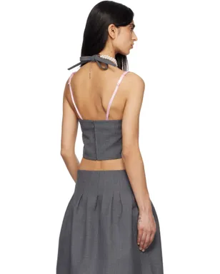 Shushu/Tong Halter Bow Tie Cami トップス - サムネイル3