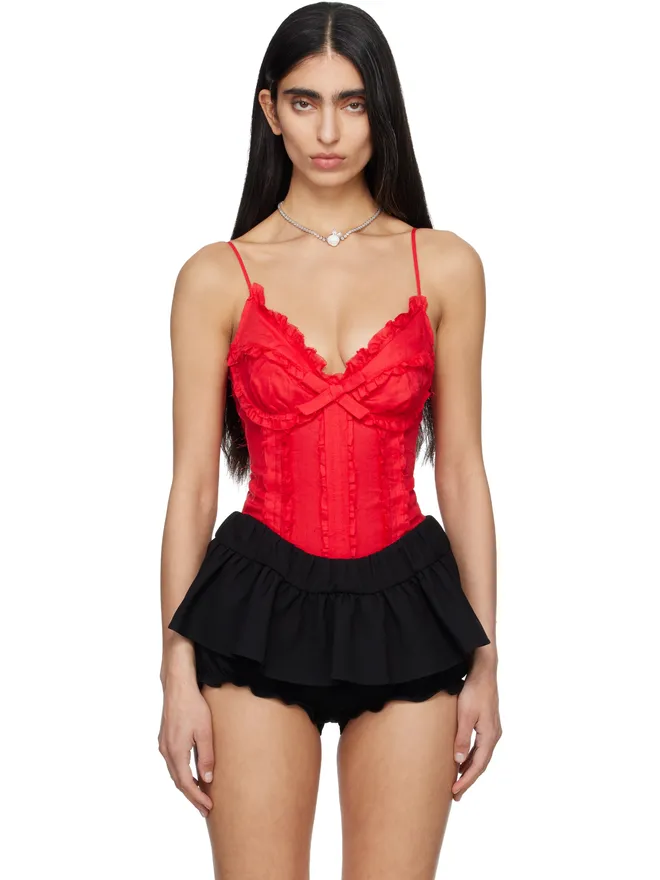 Shushu/Tong Shushu/Tong Ruched Bustier Cami ボディスーツの商品画像