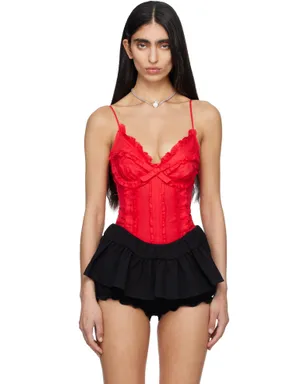 Shushu/Tong Ruched Bustier Cami ボディスーツ - サムネイル1
