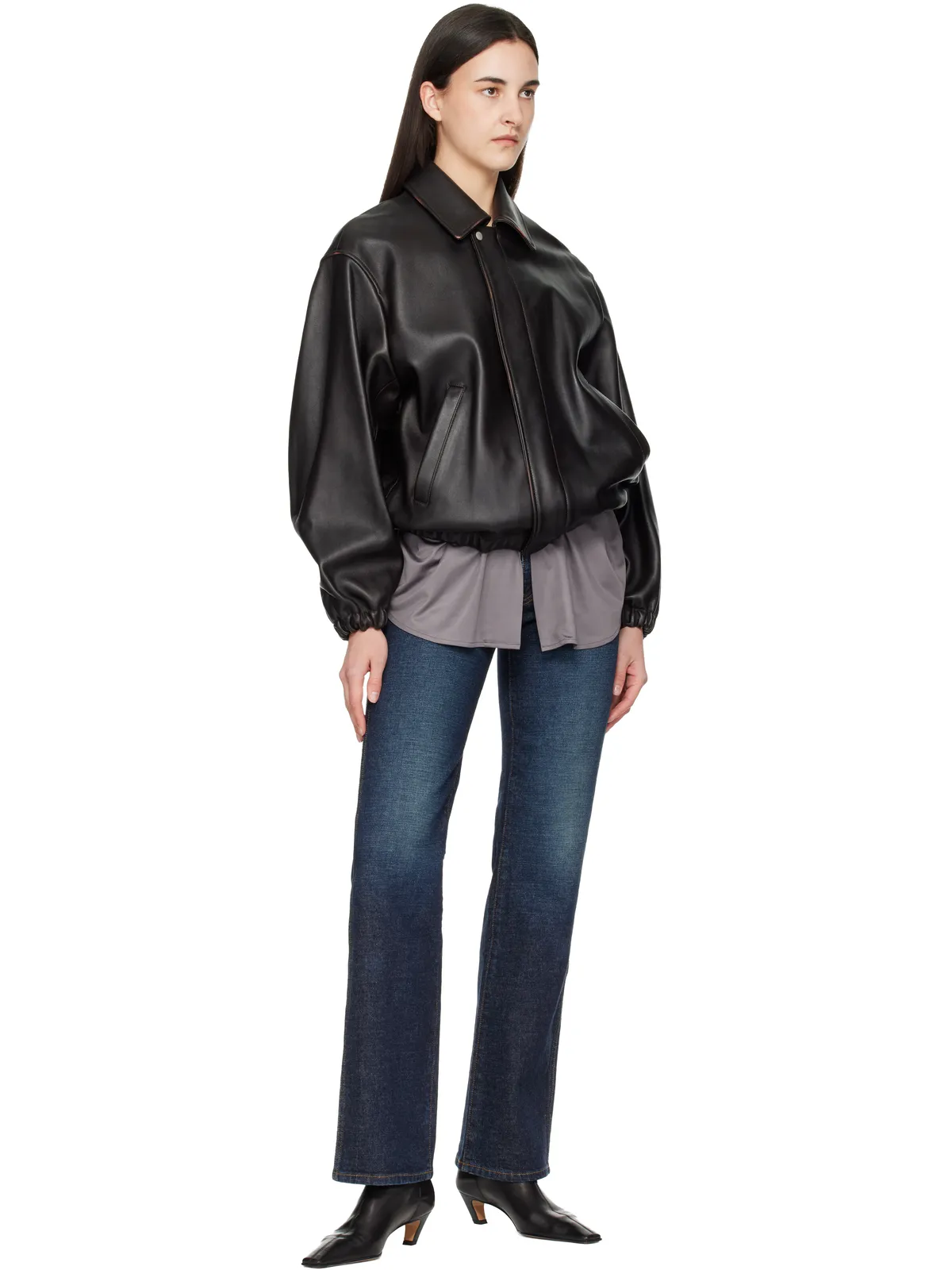 KHAITE Arizona ストレッチ アンクルブーツ - 画像5