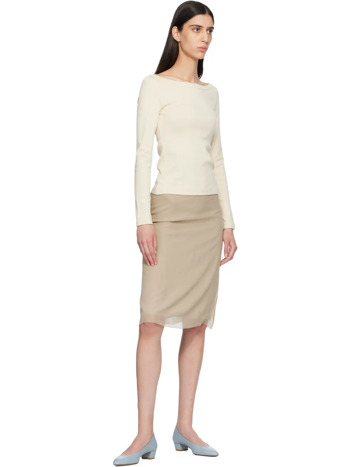 FLORE FLORE Steffi 長袖Tシャツ - 画像4