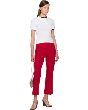 FLORE FLORE Jess ヘンリーネックTシャツ - サムネイル4
