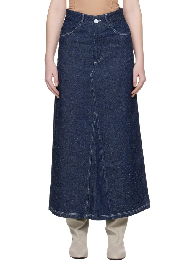 Baserange Baserange Tajo デニム マキシスカートの商品画像
