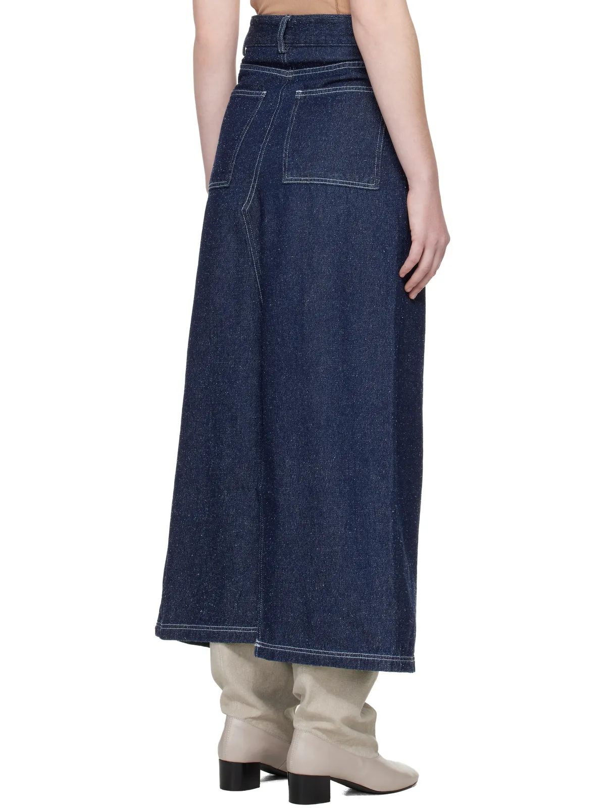 Baserange Tajo デニム マキシスカート - 画像3