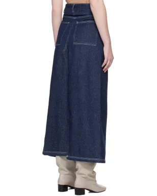 Baserange Tajo デニム マキシスカート - サムネイル3