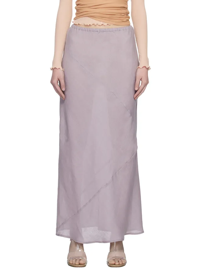 Baserange Baserange Fine Linen Larva マキシスカートの商品画像