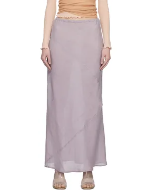 Baserange Fine Linen Larva マキシスカート - サムネイル1