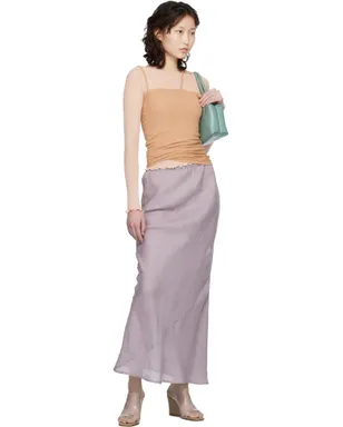 Baserange Fine Linen Larva マキシスカート - サムネイル4