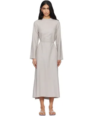 Baserange Apron 長袖 マキシワンピース - サムネイル1