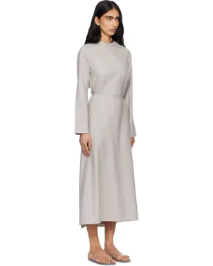 Baserange Apron 長袖 マキシワンピース - サムネイル2