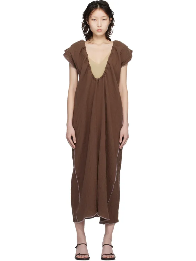 Baserange Baserange Max Crinkle Linen マキシワンピースの商品画像