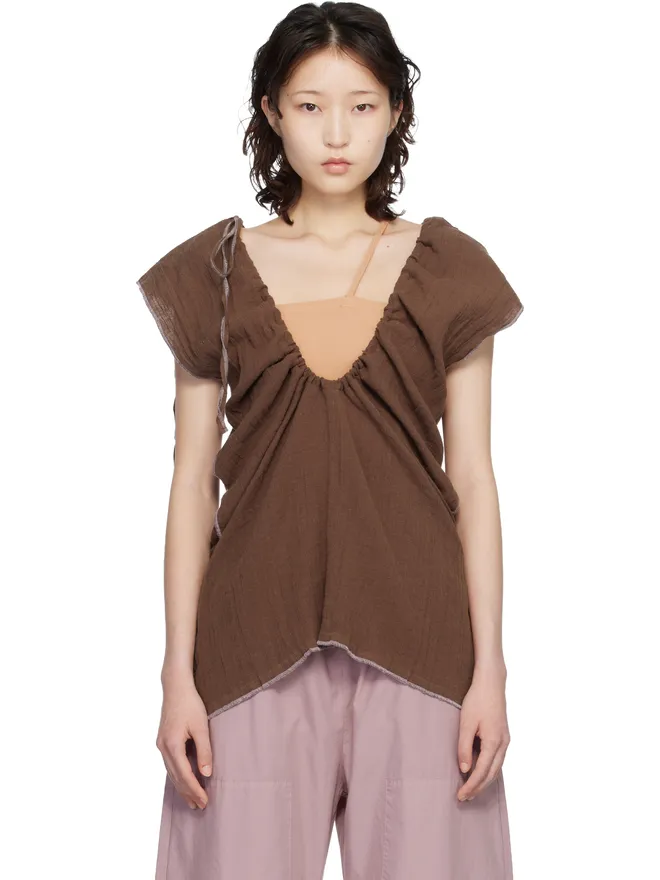 Baserange Baserange Crinkle Linen Max ブラウスの商品画像