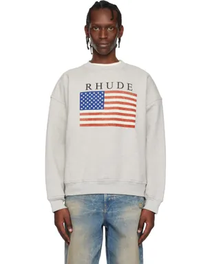 Rhude USA Flag スウェットシャツ - サムネイル1