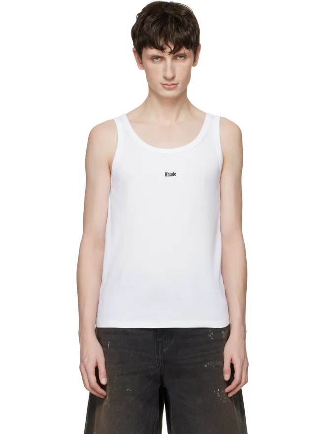 Rhude Rhude Logo リブタンクトップの商品画像