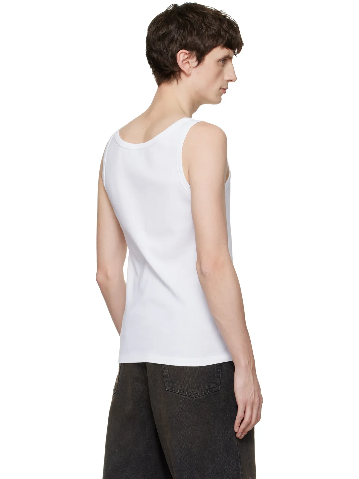 Rhude Logo リブタンクトップ - 画像3