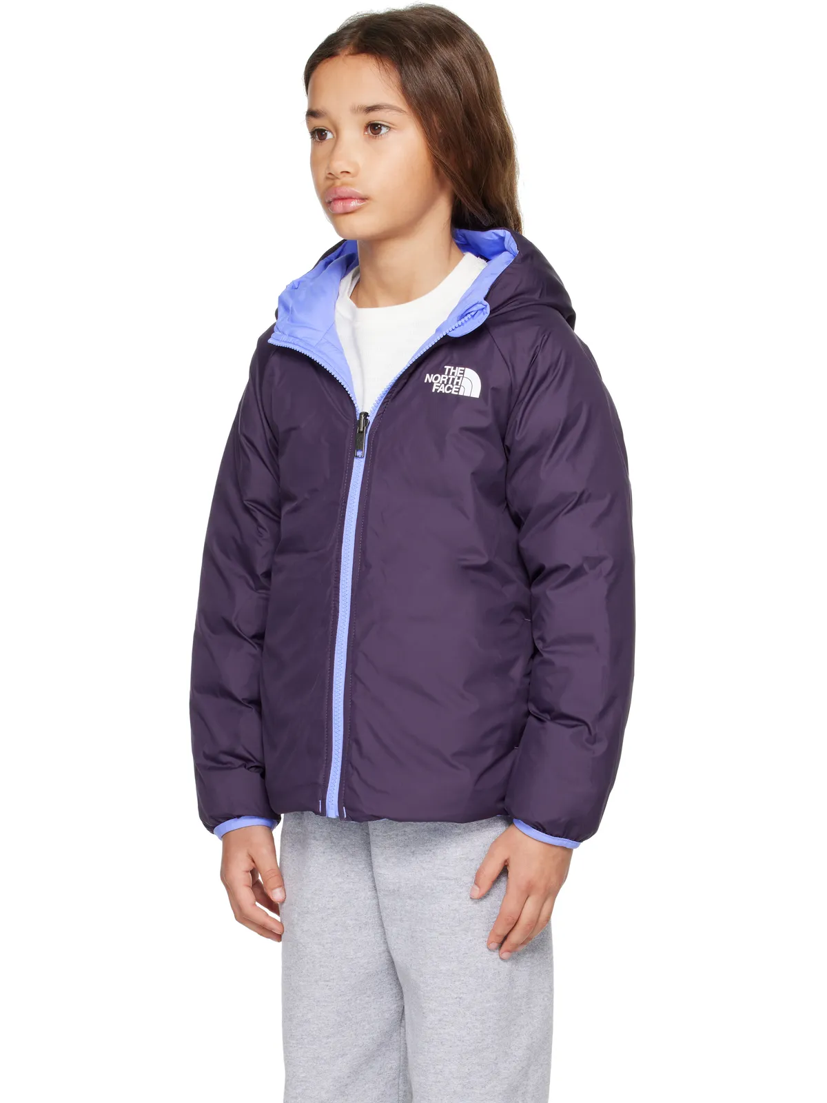 The North Face Kids ジュニア｜ Perrito リバーシブル フード付きジャケット - 画像4