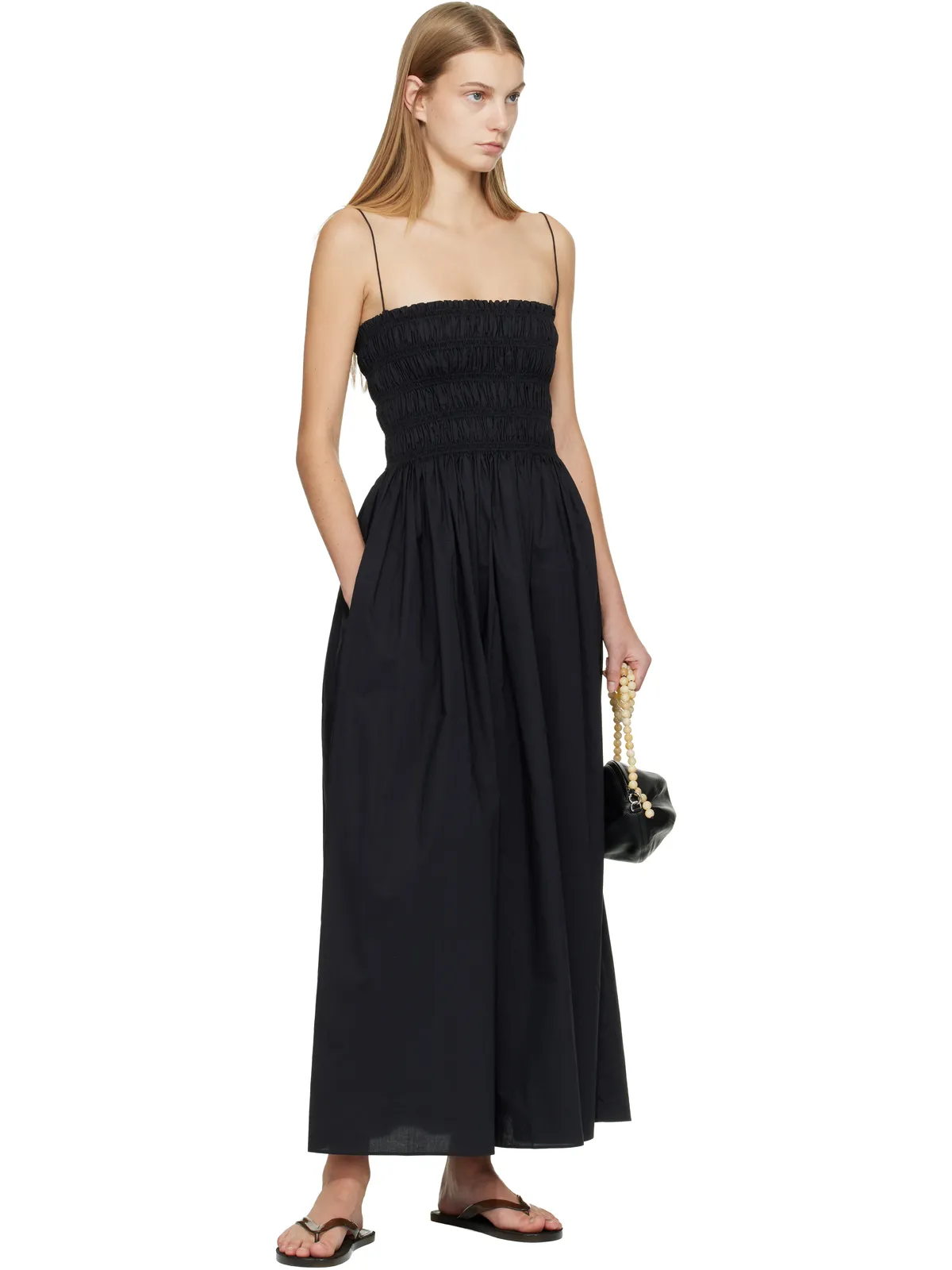 Matteau Shirred Bodice ミディアムワンピース - 画像4