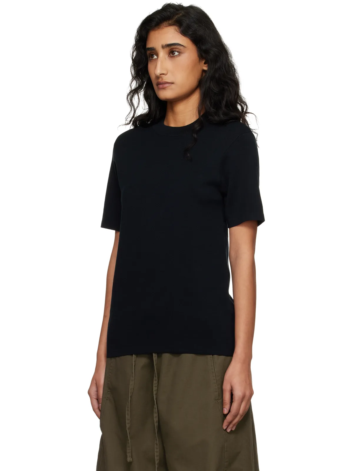 Entire Studios Slim Knit Tシャツ - 画像4
