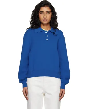 Dunst Cashmere Collared Sweater ニットポロシャツ - サムネイル1