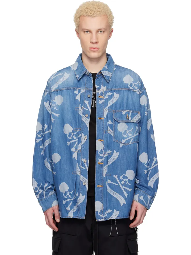 MASTERMIND WORLD MASTERMIND WORLD MW 長袖 デニムシャツの商品画像